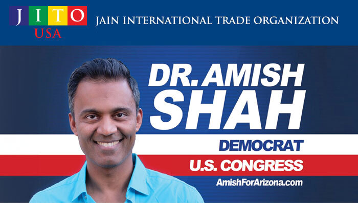 JITO USA Endorses Dr. Amish Shah for US Congress